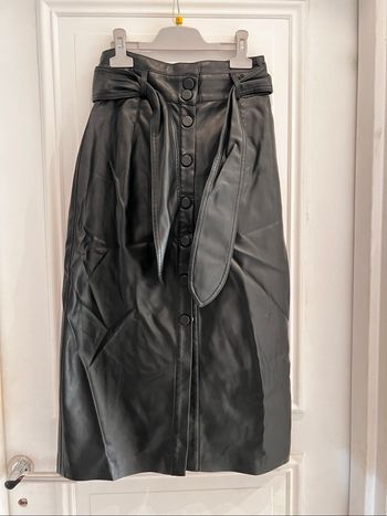 Jupe longue  en simili cuir