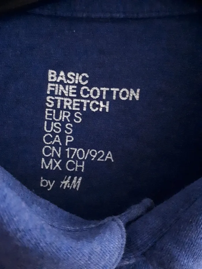 Polo bleu marine Homme Taille 36 - photo numéro 3