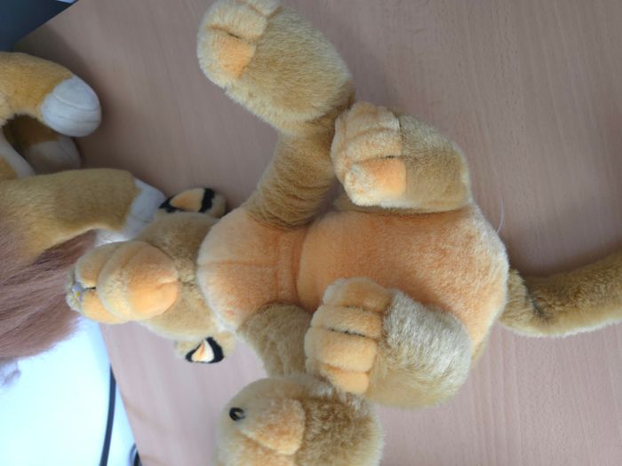 Lot 2 Peluche / Bundle 2 Plush Disney Le Roi Lion SimbaThe Lion King Vintage - photo numéro 9