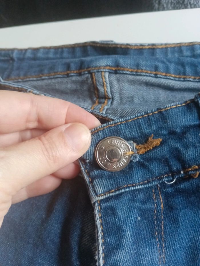 Pantalon jeans femme Levi's Strauss 501 rétro vintage taille 36 coupe droite - photo numéro 5