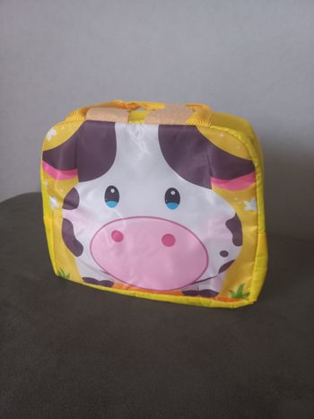 Lunch box glaciere sac isotherme enfant mignon déjeuner pique nique vache