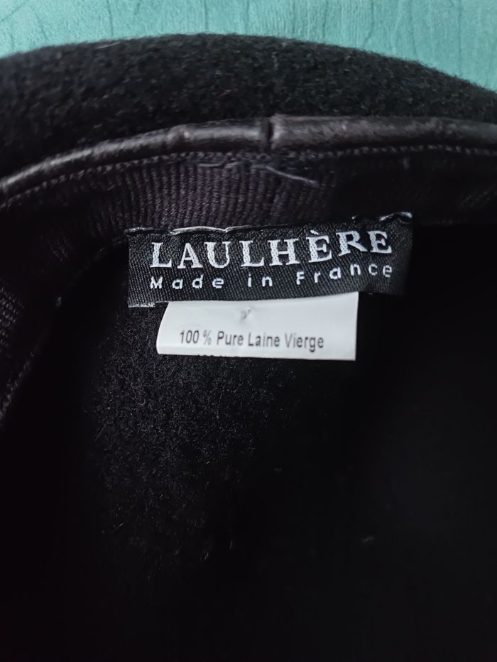 Béret noir lauthere - photo numéro 2
