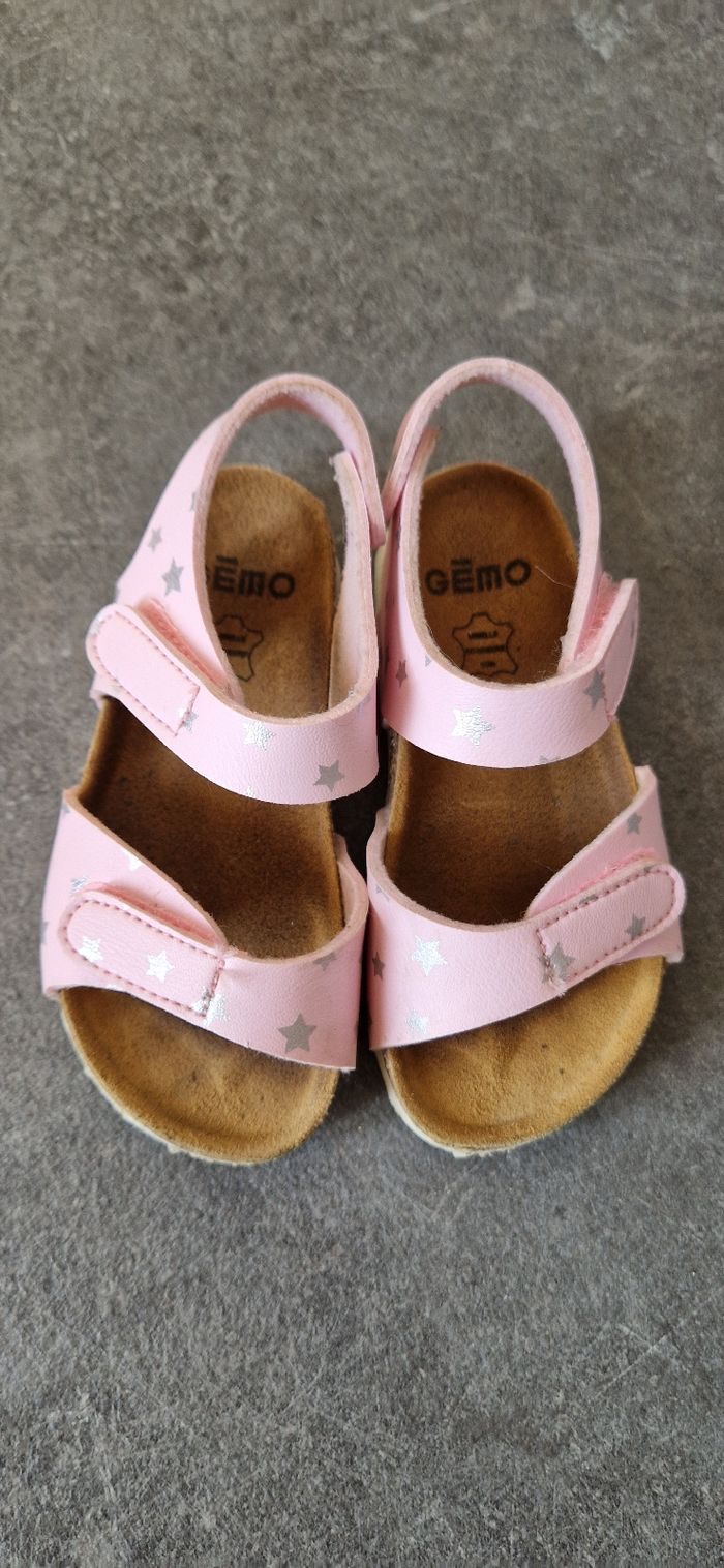 Sandales roses Gémo - photo numéro 2