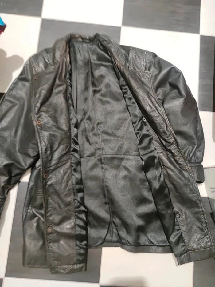 Veste cuir femme t48 - photo numéro 2