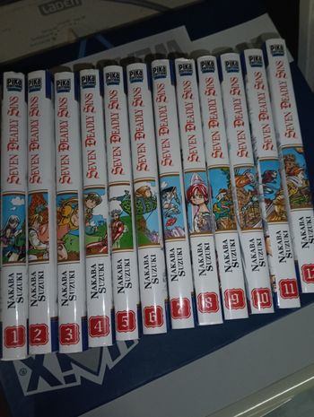 Lot 1 à 12 manga seven deadly sins