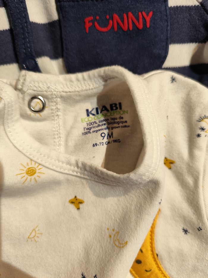 Lot de 3 pyjamas taille 9 mois - photo numéro 3