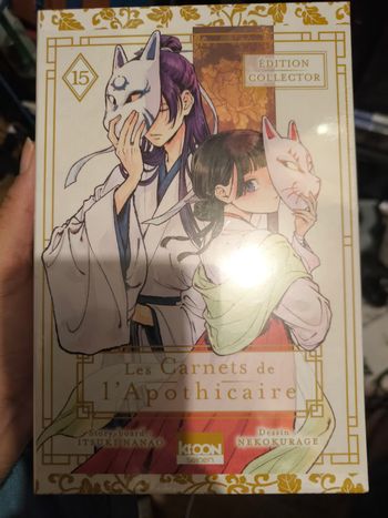Collector collection coffret manga livre tome 15 les carnets de l'apothicaire AB prix ferme