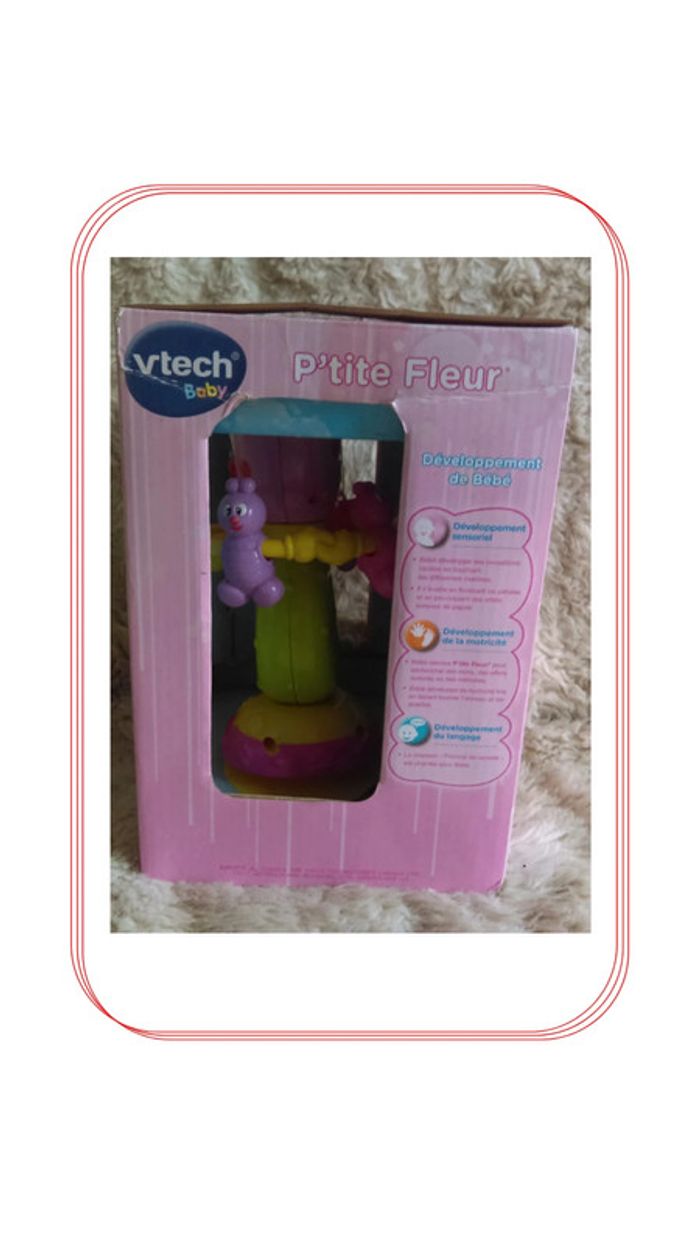 Hochet 🌺P'tite Fleur rose🌺 - Vtech baby - photo numéro 14