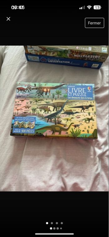 Puzzle 300 pièces dinosaures