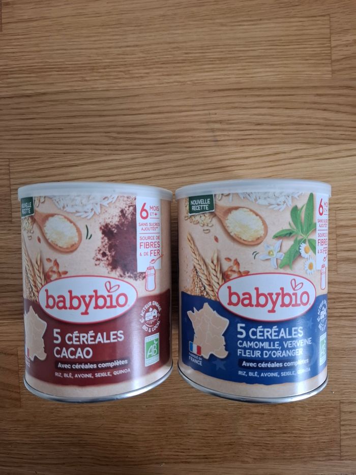 Babybio céréales matin et soir