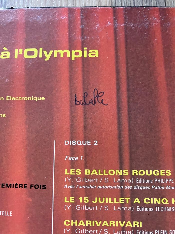 Double album 33 tours-Serge Lama à l’Olympia - photo numéro 4