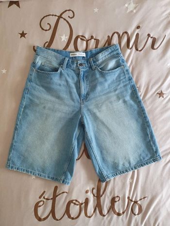 Short en jean baggy Bershka T. L