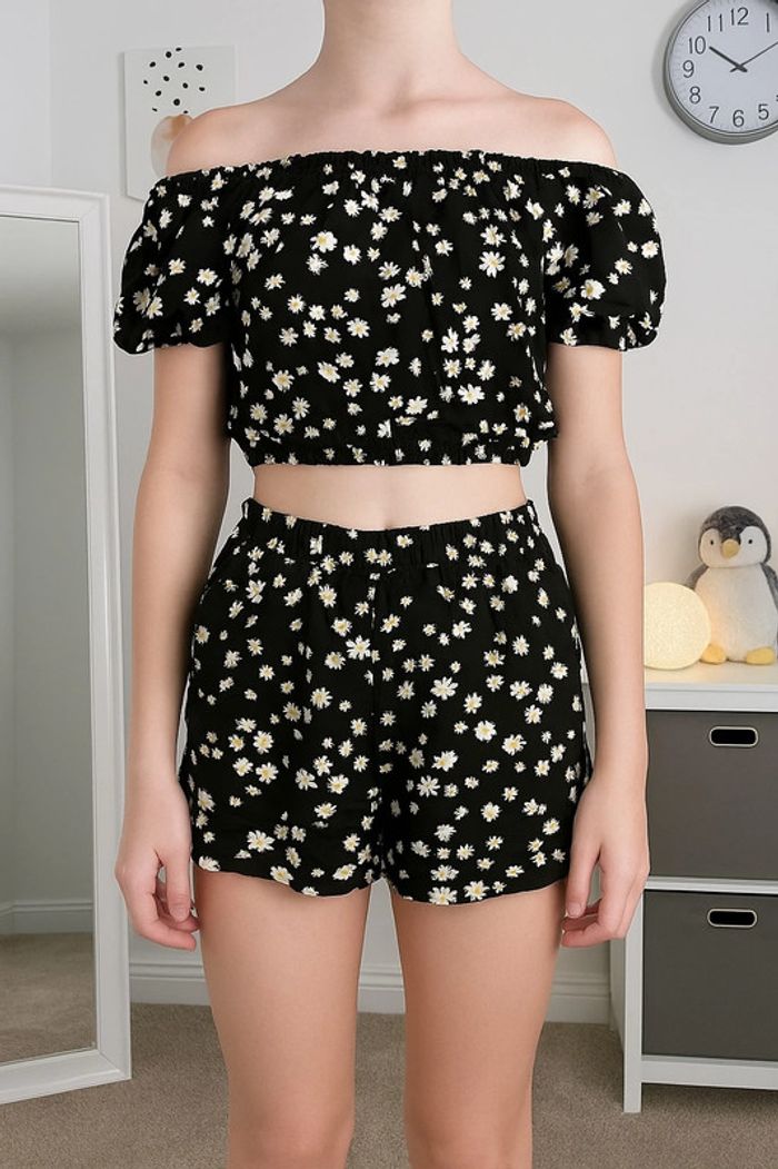 Ensemble short et croc top shein 130cm
