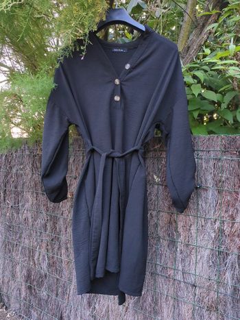 P'tite robe noire ceinture