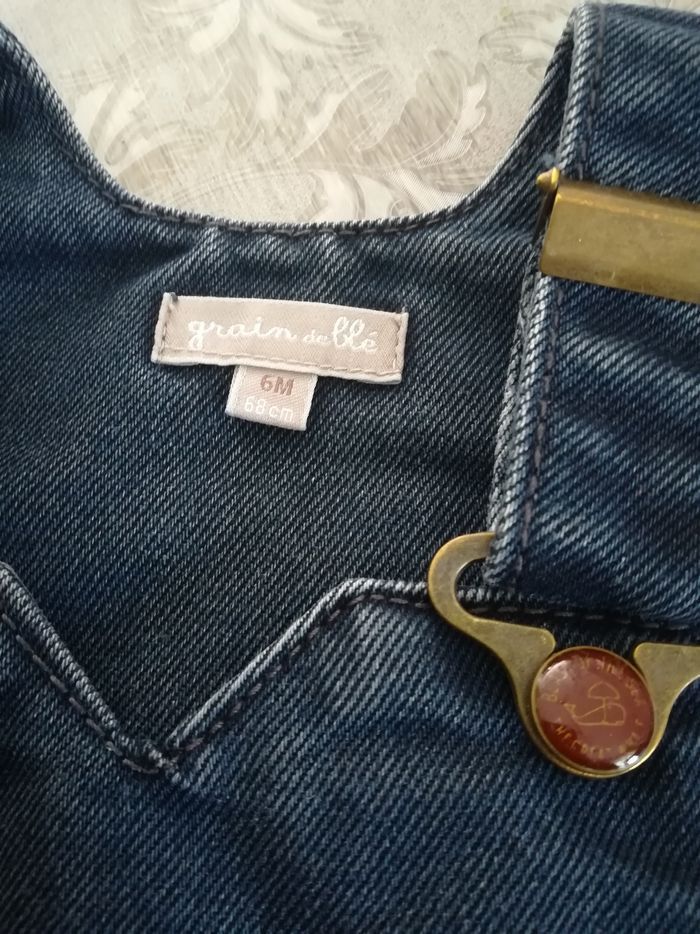 Salopette grain de blé 6 mois garçon - photo numéro 2