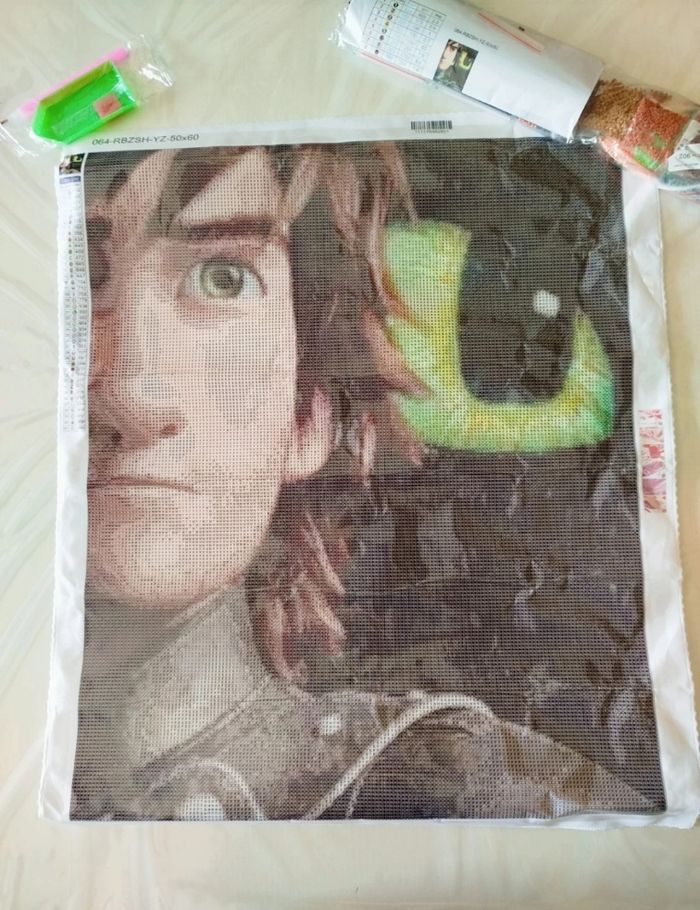 Diamond painting Krokmou et Arold #Z042 - photo numéro 2