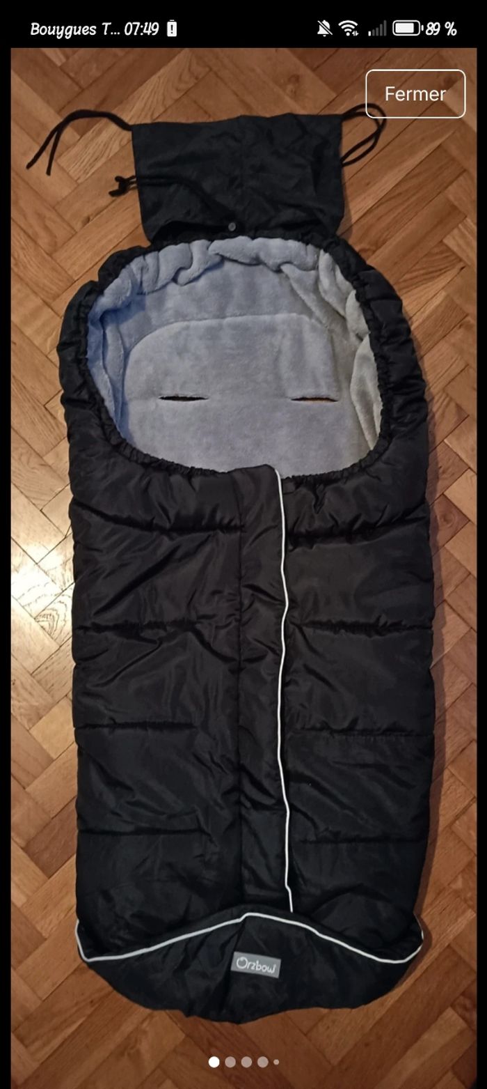 Chancelière nid d ange bébé couverture poussette cosy