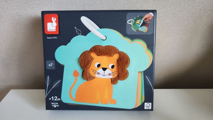 Carte tactile savane Janod