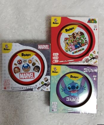 Dobble stitch/Marvel/Mario