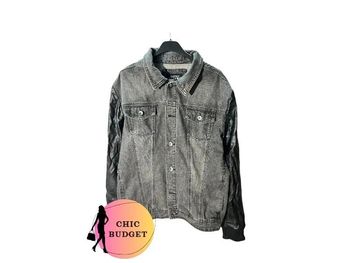 Veste en Jean Gris - LEWIS - Taille L - Parfait État