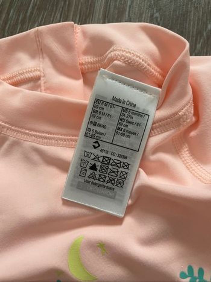 T-shirt anti UV Nabaiji 6 mois - photo numéro 4