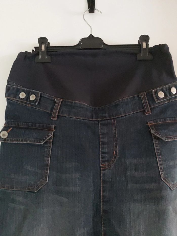 Jupe de grossesse en jeans Yessica taille 36 S comme neuf (78) - photo numéro 2
