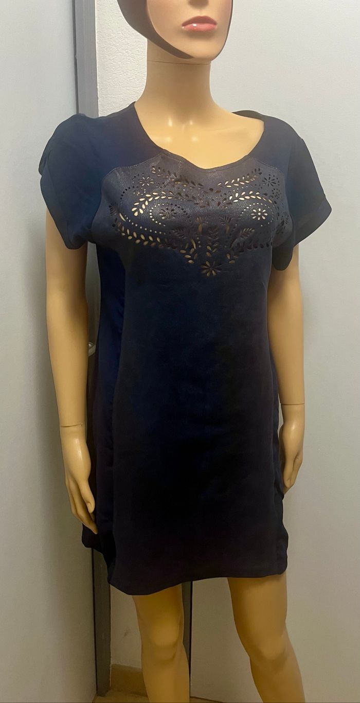 Robe sans manches marine - photo numéro 3