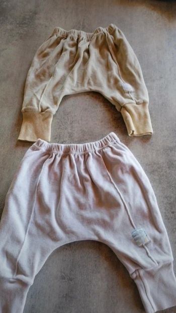 Deux pantalons 3 mois