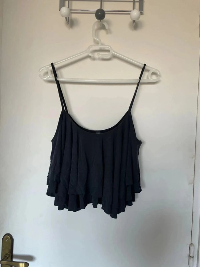 Crop top noir
