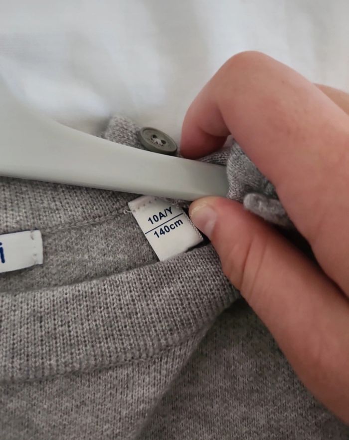 Robe pull fourrée Okaidi 10 ans gris neuve - photo numéro 7