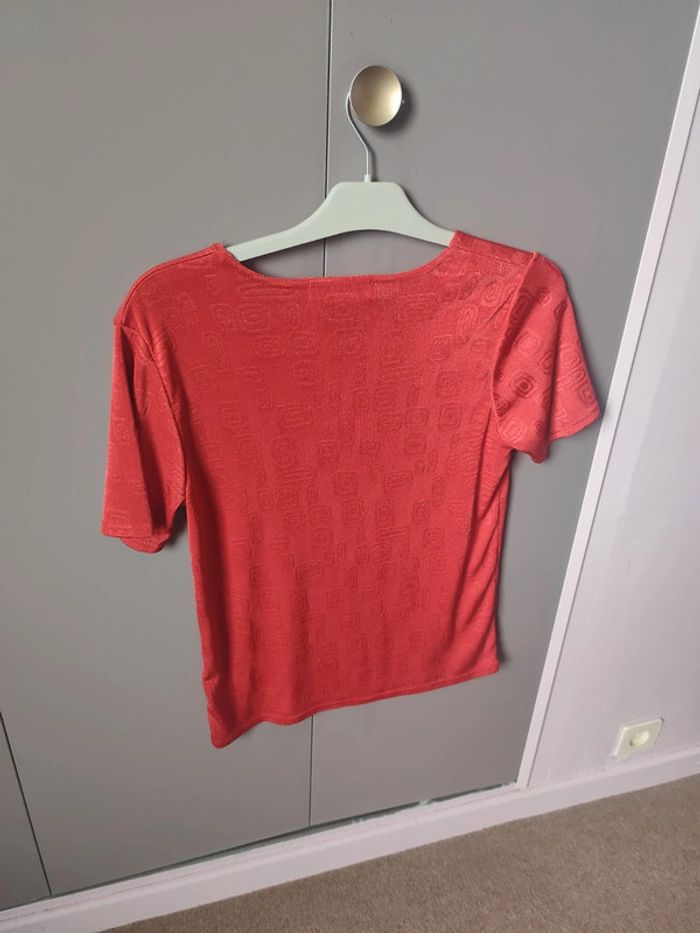 Holmewood M Tshirt orange vintage - photo numéro 3