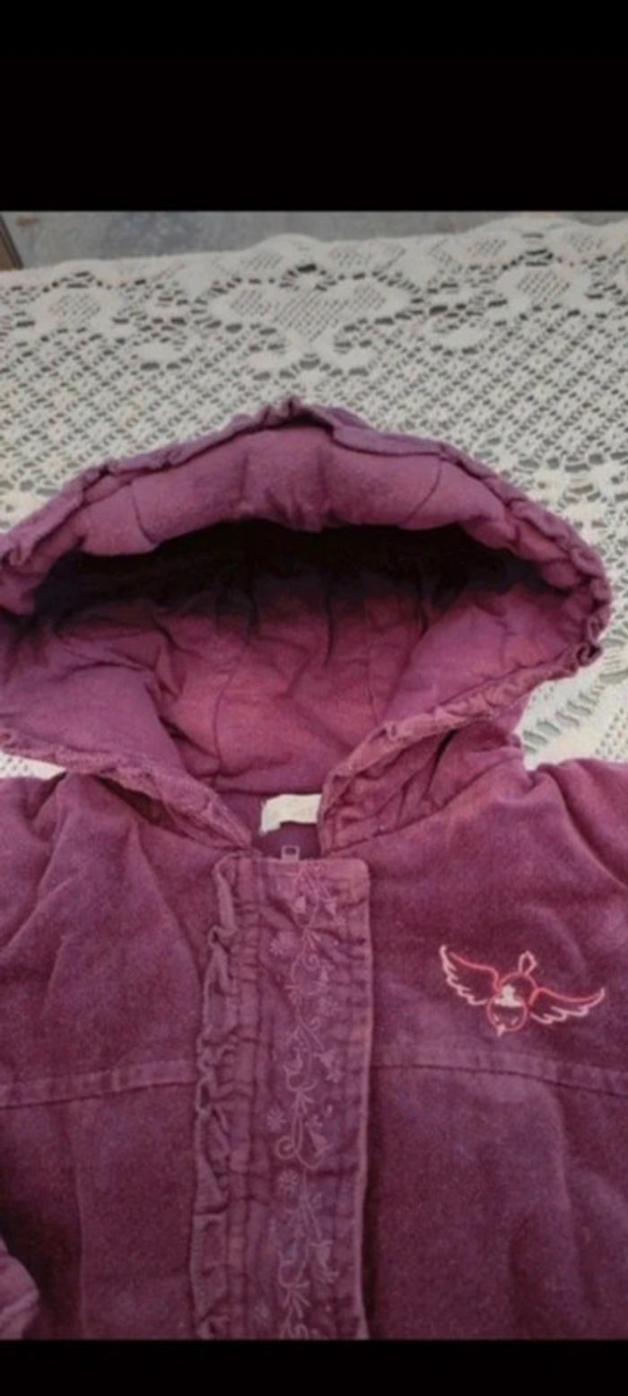 💜Manteau violine hiver 12 mois In Extenso - photo numéro 3