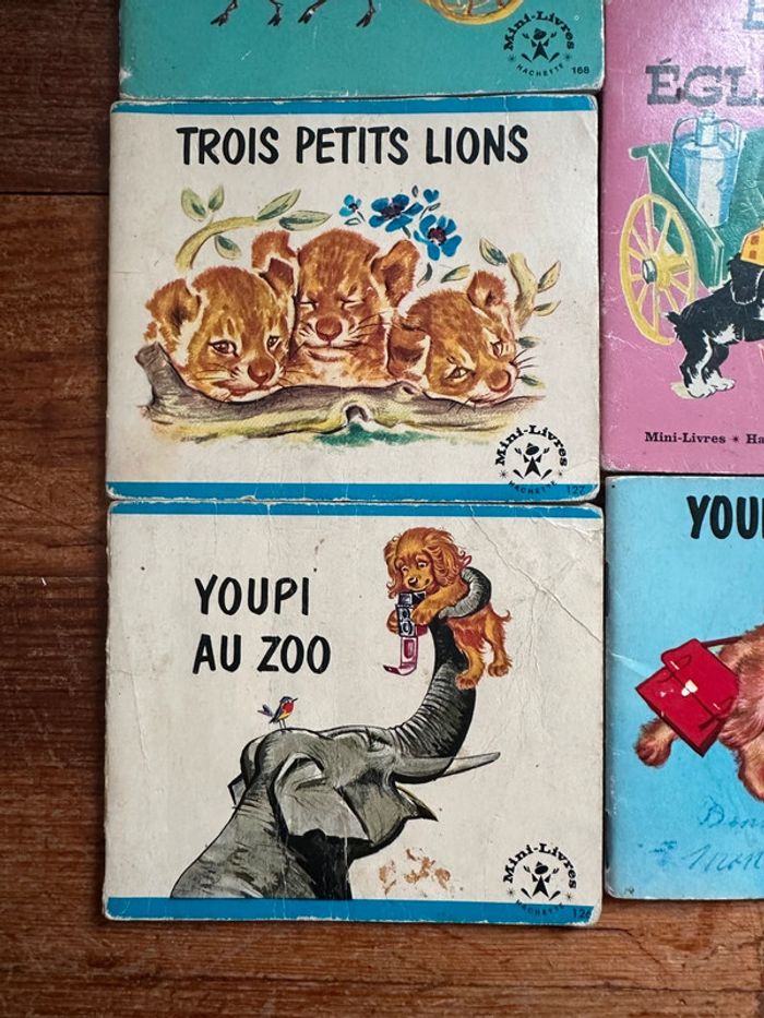 Lot de 5 mini-livres Pierre Probst Hachette Caroline Youpi Bobi albums vintage - photo numéro 2