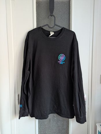 T shirt manches longues noir h et m taille M