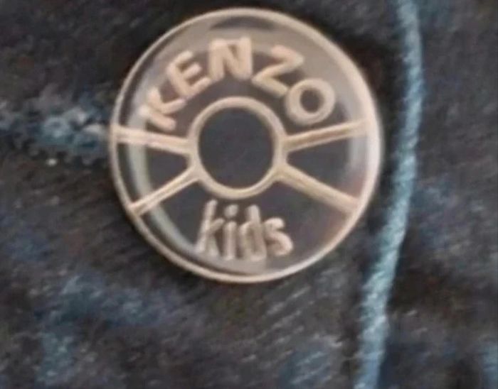 Magnifique jupe en jean bleu foncé Kenzo Kids taille 6 ans - photo numéro 5