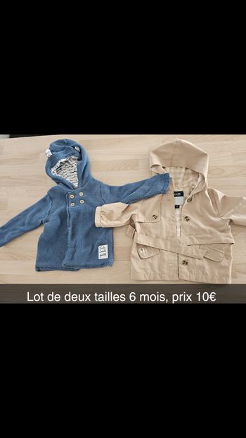Veste plus manteau/pull