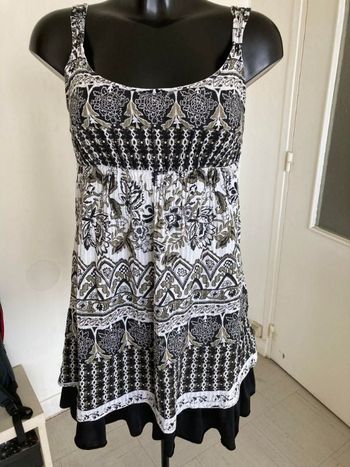 Robe courte bohème champêtre taille 36/S