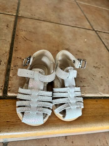 Sandales fille cuir 19