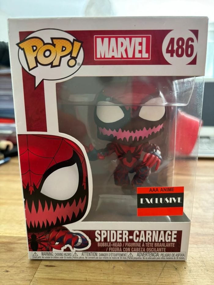 funko Pop Marvel : Spider-Carnage #486