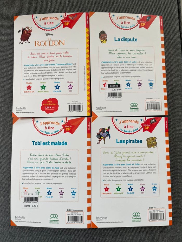 Lot de 4 livres Sami et Julie - Début de CP - photo numéro 2