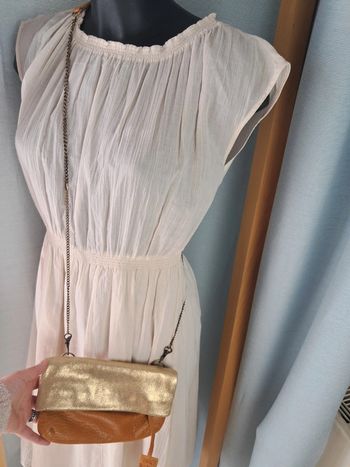 Antoinette Ameska sac à main pochette en cuir