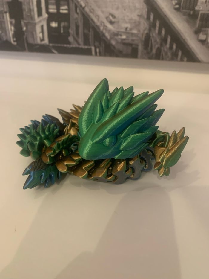 Lot de 3 grand dragons articulés - photo numéro 2
