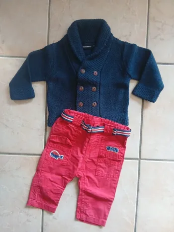 Ensemble garçon 6 mois