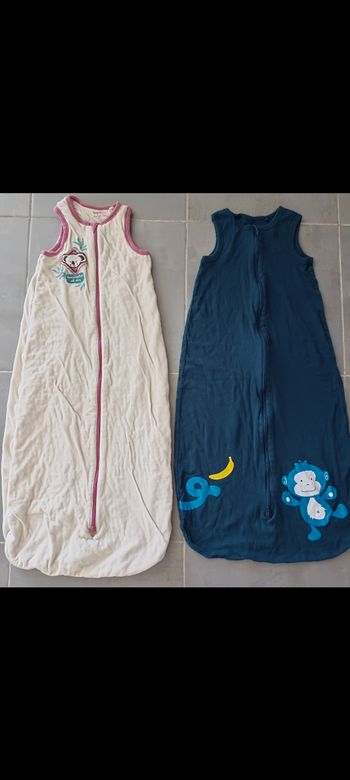 Lot de 2 gigoteuses turbulettes en 18 mois - 4 ans