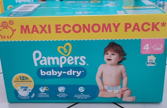 Couches Pampers Baby dry Taille 4 - photo numéro 4