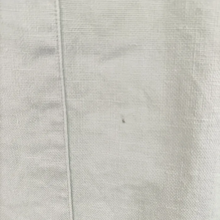 Chemise oversize Soft Grey 100% lin vert d’eau manches longues poches décontractée T40 estimée A1464 - photo numéro 7