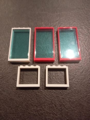 Window 1×4×5 with solid studs