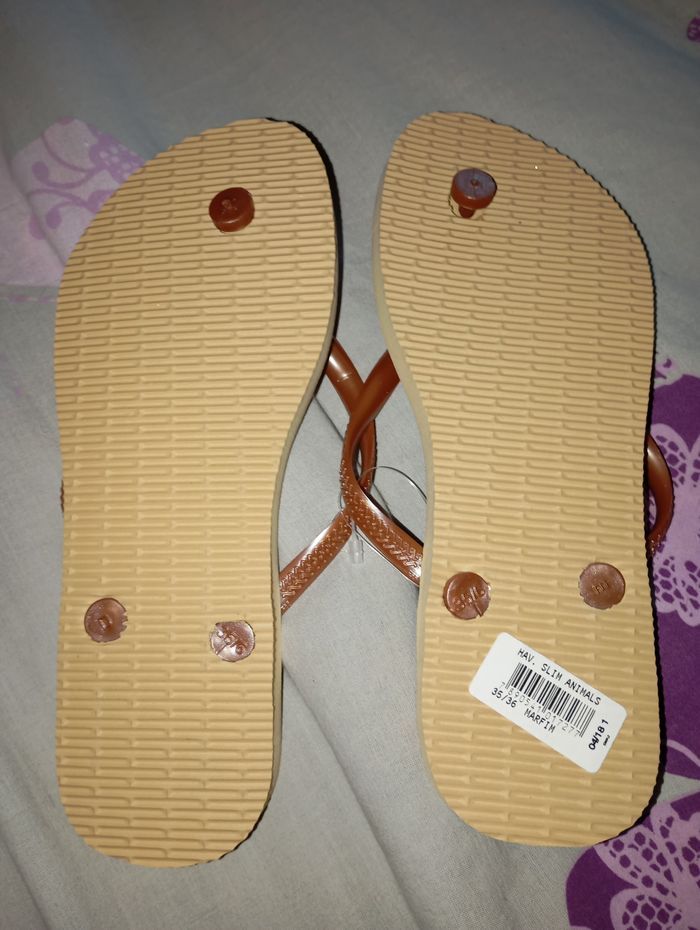 Tong flip flop havaianas neuve étiquetée
 taille 37/38 - photo numéro 2