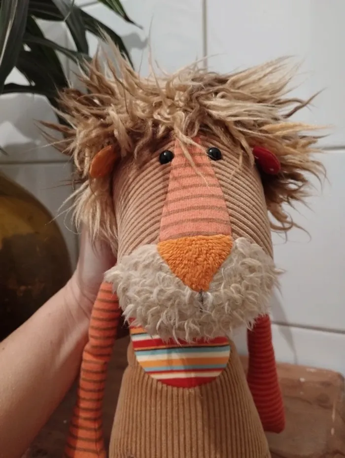 Peluche doudou lion Sigikid - photo numéro 6