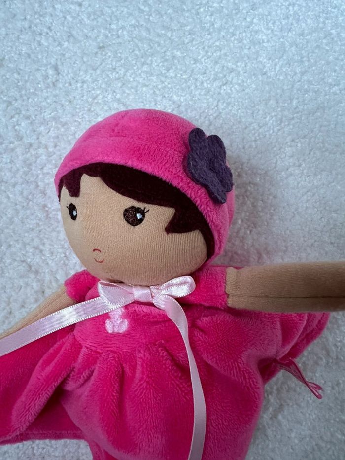 Peluche poupée Kaloo rose - photo numéro 2